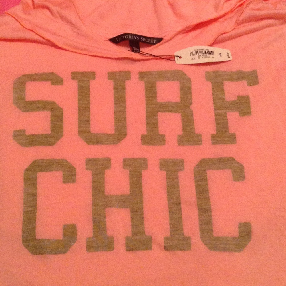 Victoria's Secret Hooded Surf Chic Coverup NWT